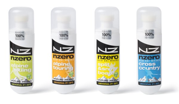NZERO's 100% sustainable waxes for snow sports are based on natural ingredients: A mix of soybeans and corn. This means they do not need any chemical additives. NZERO was also awarded the ISPO Award for Eco Achievements Accessories in 2017.