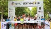 Participants of the ISPO Shanghai Morning Run before the starting signal