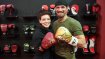 Nina Meinke at the ISPO Munich 2018 - the professional boxer is fighting against the shadowy existence of women's boxing.