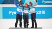 Laura Dahlmeier is not only taking home one Soohorang. Here at the award ceremony after her victory in the pursuit race ahead of Anastasia Kuzmina from Slovakia and the French Anais Bescond. Dahlmeier is also at the top of the podium in the sprint.