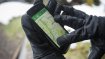 The mobile phone can also be operated with gloves