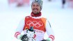 Der Österreicher Marcel Hirscher freut sich über seine allererste olympische Goldmedaille in der Super-Kombination. Soohorang feiert mit