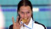 Franziska van Almsick bei der Schwimm-EM 2002 in Athen.