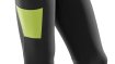 Die ¾ Tights gibt es auch in Black-lime