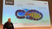 More than two decades with large running shoe companies: True Motion founder Andre Kriwet, here at the running shoe symposium at ISPO Munich, has put all his experience into the U-Tech Nevos.