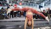 Action at the Beachbody booth at ISPO Munich 2020