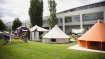 Tentes à l'extérieur de l'OutDoor by ISPO