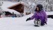 Flüchtlinge beim Wintersport