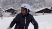 Flüchtlinge beim Wintersport