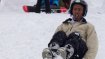 Flüchtlinge beim Wintersport