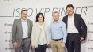 Jochen Schnell (Vorstand Intersport), Waltraud Lenhart (Geschäftsführerin Leki Lenhardt), Markus Milbrandt (Head of Marketing Leki Lenhardt) und Hannes Rumer (Vorstand Intersport)