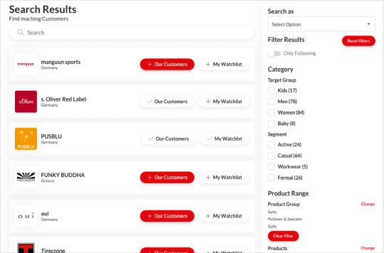 Foursource: Innovative Such- & Matchingfunktion Foursource: Innovative Such- & Matchingfunktion