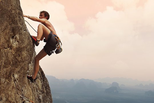 Rock climbing