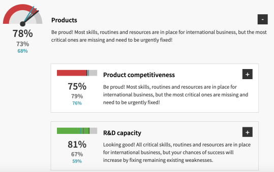 Int Biz Check® Detailed Analysis