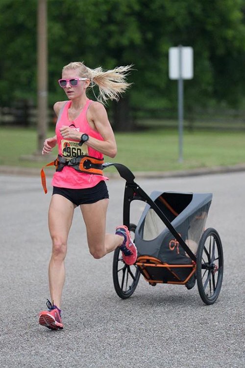 running baby stroller