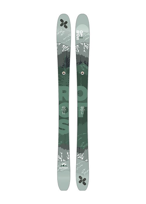 ISPO Award Winner Snowsports Extrem Skis Roots 90 All-Mountain Ski ISPO Award Winner Snowsports Extrem Skis Roots 90 All-Mountain Ski
