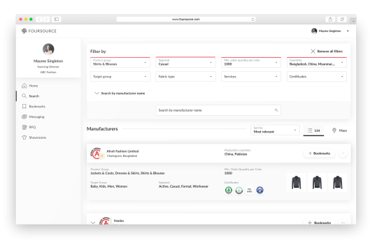 Find a new garment supplier Find a new garment supplier