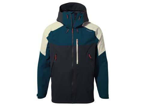 Craghoppers Dynamic 12000 Waterproof Shell Jacket reflects back body's own infrared rays