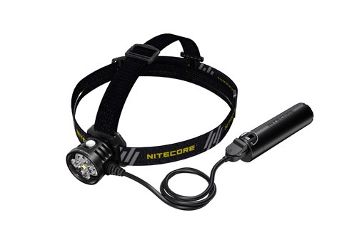NITECORE HU60 & NPB1 E-focus Elite Headlamp Set kabelloses Stirnlampenset