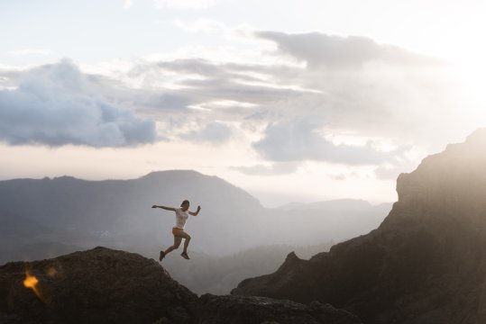 Denisa Dragomir beim Skyrunning Denisa Dragomir beim Skyrunning