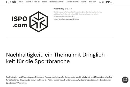 Screenshot Themenseiten Sponsoring