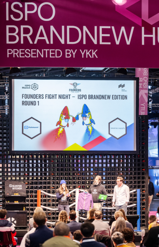 ISPO Brandnew Founders Fight auf der ISPO Munich