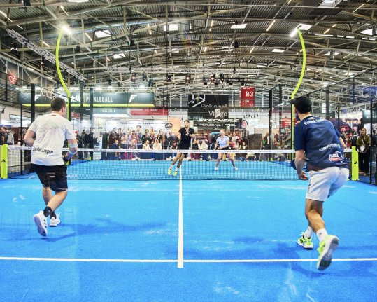 Padel Village auf der ISPO 2024