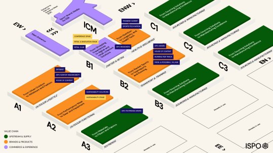 Lageplan der ISPO 2025