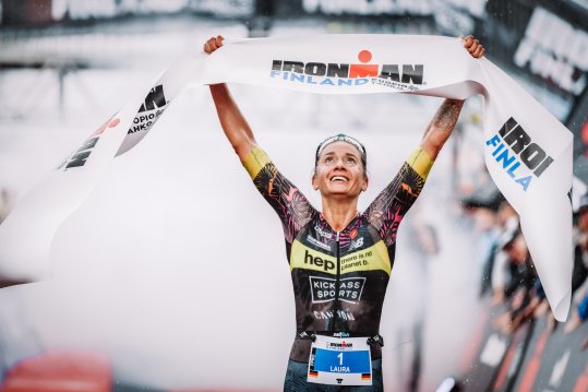 Laura Philipp beim Ironman in Finnland