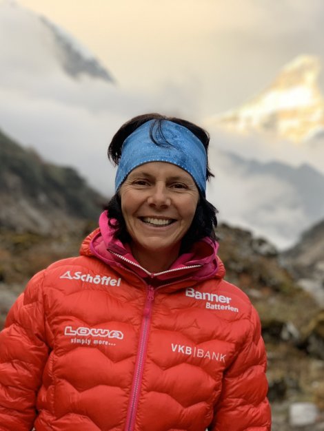 High altitude climber Gerlinde Galtenbrunner.