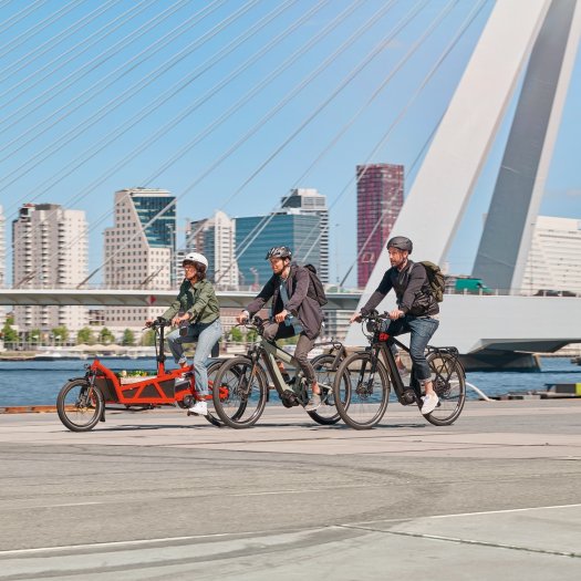 En la ciudad, las bicicletas eléctricas están especialmente solicitadas.