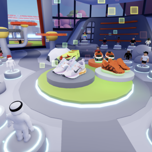 So sieht Nikeland aus: Ein virtueller Sneakerstore im Onlinegame Roblox.