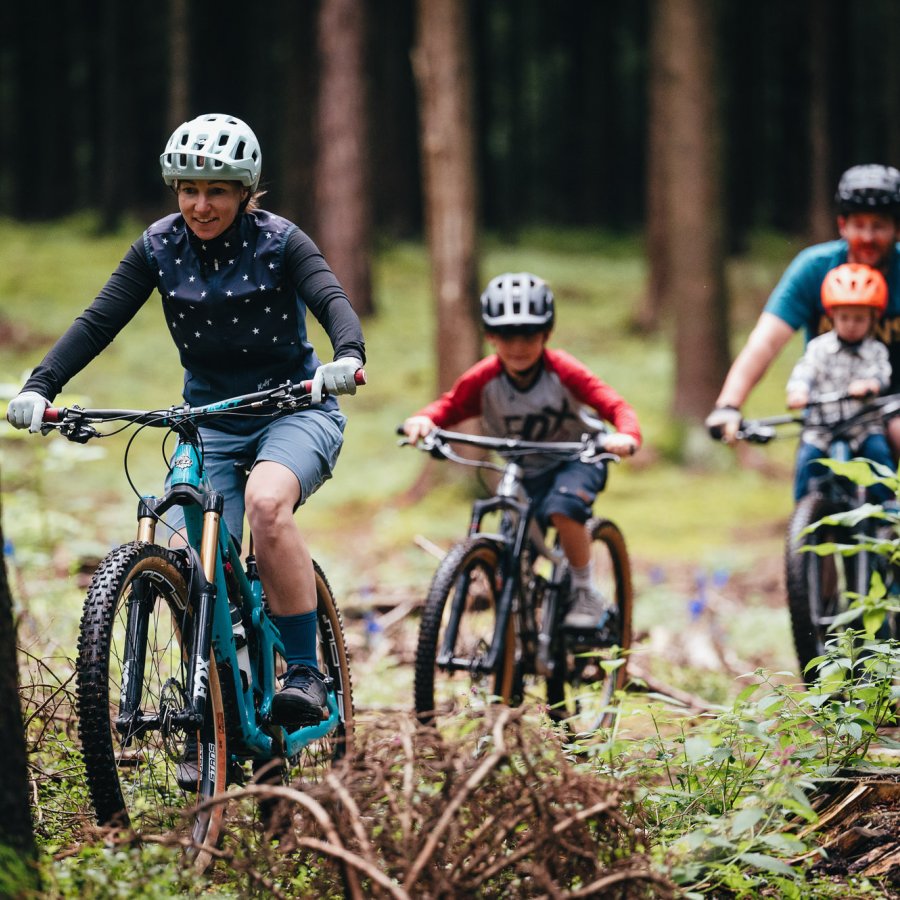 Mountain biking with kids shop