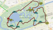 ISPO Shanghai Morning Run parcours map