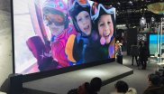 The inofficial award for the biggest LCD-screen goes definitely to Toread. The screen at the booth of the Chinesese outdoor company is bigger than some of the other booths in total.
