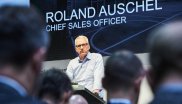 Roland Auschel, Chief Sales Officer bei adidas, auf der ISPO Digitize Bühne: „Wir sind zurück auf der ISPO Munich, um unsere Verbundenheit mit dem Fachhandel zu zeigen.“