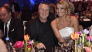 Franziska van Almsick und ihr Partner Jürgen Harder
