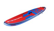 SUP boards for kids are not only shorter and lighter, but also narrower than adult boards. So the little ones can learn a clean basic stroke, playfully turn the board and also carry it themselves.