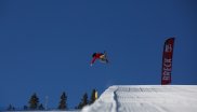 In Breckenridge, Colorado, you'll meet the best snowboarders and freeskiers in the world who practice their tricks for contests in perfectly shaped parks. But even beginners will find the best conditions in the snowparks in "Breck", because they can start small.