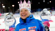8. Kaisa Mäkäräinen, 136.400 Instagram-Follower: Die Königin im Gesamtweltcup 2017/18 hieß Kaisa im Biathlon der Frauen. Mit 35 Jahren zählt die Finnen weiterhin zur Weltspitze, nachdem sie sich im Mai 2018 dazu entschloss, ihre Karriere fortzusetzen. Seit ihrem Weltcupdebüt im Jahr 2005 gewann Kaisa Mäkäräinen 23 Einzelrennen, insgesamt sechs Medaillen bei Biathlon-Weltmeisterschaften und dreimal den Gesamtweltcup.