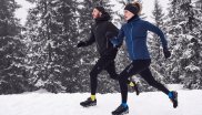 Perfekter Begleiter fürs Wintertraining: CEP Running Socks mit Merino-Wolle.