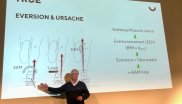 Professor Gerd-Peter Brüggemann, einer der drei True Motion-Gründer, gilt als einer der führenden Biomechanik-Experten weltweit. Auf der ISPO Munich erklärte er die medizinische Wirksamkeit des U-Tech Nevos.