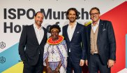 Caspar Copetti (Co-Founder On), Tegla Loroupe (Chef de Mission Refugee Olympic Team), Pascal Gerdsmeier (CEO & Founder Eden Star), Robbert De Kock (CEO WFSGI