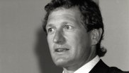 Franz Klammer bei einer Ansprache.