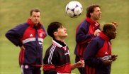 Martin Schmitt trainiert mit dem FC Bayern