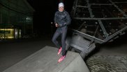 Ingalena Heuck vor der Olympiahalle in München.