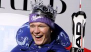 Endlich wieder da: Schneekönigin Maria. in der Saison 2008/09 gewann sie den Weltcup im Slalom.