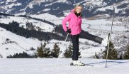 Berge, Schnee und Ski: So fühlt sich die gebürtige Garmisch-Partenkirchnerin auch in der Freizeit am wohlsten.