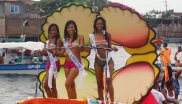 Boot-Party: Karneval findet in Südamerika auch auf dem Wasser statt.