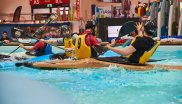 Kanu-Polo im WATERSPORTS VILLAGE auf der ISPO MUNICH 2017